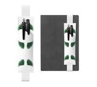 LLKGOT Porte-stylo en cuir avec motif ailes de paix pour journaux, agendas, planificateurs - Pochette à sangle réglable