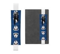 LLKGOT Porte-stylo en cuir avec motif drapeau de l'État de Louisiane pour journaux, agendas, planificateurs - Pochette à sangle réglable
