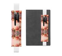 LLKGOT Porte-stylo en cuir avec motif pêche dans l'eau pour journaux, agendas, planificateurs - Pochette à sangle réglable