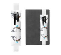 LLKGOT Porte-stylo en cuir pour signet, impression de montagnes russes passionnantes pour journaux, agendas, planificateurs - Pochette à sangle réglable