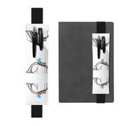 LLKGOT Porte-stylo en cuir pour signet, impression de montagnes russes passionnantes pour journaux, agendas, planificateurs - Pochette à sangle réglable