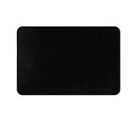 LLKGOT Tapis de sol antidérapant à motif avancé noir pour intérieur et extérieur, convient pour les entrées de chambre à coucher et de salle de bain, 40,6 x 61 cm