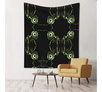 LLKGOT Tapisserie décorative murale motif fourmi verte, douce et durable, adaptée pour décorer les murs ou les couvertures de lit
