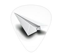 LLKGOT The plane carrying dreams Lot de 12 médiators pour guitare avec 3 épaisseurs adaptées pour basse et ukulélé