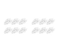 LLKOZN Lot de 12 pinces à légumes pour oiseaux, cage, mangeoire pour perroquets, légumes et fruits
