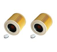 LLKOZN Lot de 2 filtrants à air pour aspirateur - Cartouches HEPA Wd2 Wd3 Mv2 Mv3