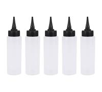 LLKOZN Lot de 5 flacons applicateurs gradués de 150 ml pour salon de coiffure
