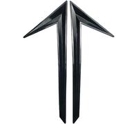 LLL6zzzK Diffuseur Becquet Pare-Chocs Avant pour Peugeot 206 207 307 308,Pare-Chocs Avant Canard Diffuseur Séparateur Ailerons Spoiler Garniture,B