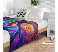 LLLBBB Couvre-lit Animal caméléon, Couverture en Flannel, Le Camping & La Maison, Couvertures De Canapé Salon Douce 130×180cm