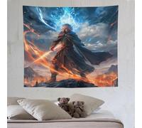 LLLBBB Mage des cendres Tapisserie, Tissu Mural En Polyester, Décoration Murale Pour Chambre À Coucher, Salon, Tenture Murale 130×150cm