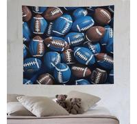 LLLBBB Rugby Tapisserie Murale Suspendue Avec Impression 3D, Tenture Pour Décoration De Chambre, Art De Décoration Murale 130×150cm