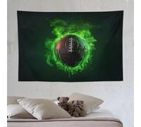 LLLBBB Rugby Tapisserie Murale Suspendue, Tenture En Polyester, Serviettes Murales Pour Chambres, Dortoirs, Chambres À Coucher 150×230cm