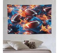 LLLBBB Rugby Tapisserie Murale Suspendue, Tenture Pour Chambre À Coucher, Salon, Dortoir, Décoration 150×230cm