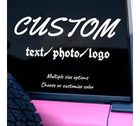 LLLGSH Autocollant Personnalisé, Autocollants de Voiture personnalisés, Autocollant Personnalisé Mariage Voiture, Autocollants pour Véhicules Utilitaires/Camion/Publicitaires/Vitrines/Magasins/Portes