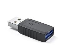 LLLmhuaa Adaptateur USB 3.0 mâle vers femelle coude 3.0 rapide à 90° - Convertisseur de connecteur droit vers le haut vers le bas gauche et droit - Rallonge horizontale gauche et mâle vers femelle