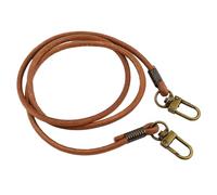 LLLmhuaa Bandoulière de rechange avec boucle 40/60/80/120 cm - Bande ronde - Sac à bandoulière - Accessoire en cuir, Boucle en bronze, One Size