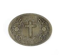 LLLmhuaa Boucle de ceinture en métal de style cowboy occidental, multi-types, lien de roche, fournitures unisexes, boucle de ceinture de cowboy occidentale, G, taille unique