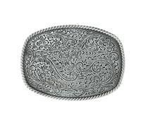 LLLmhuaa Boucle de ceinture en métal de style cowboy occidental, multi-types, lien de roche, fournitures unisexes, boucle de ceinture de cowboy occidentale, F, taille unique