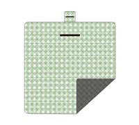 LLLmhuaa Couverture de pique-nique portable pliable et pratique pour la plage, le camping en plein air sur l'herbe, les pique-niques en plein air, imperméable, anti-sable, pliable et lavable