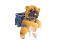 LLLmhuaa Décorations d'aquarium pour aquarium, aménagement paysager, clôture, statues accessoires exquis, dessin animé, chiot, ornement pour aquarium