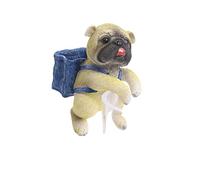 LLLmhuaa Décorations d'aquarium pour aquarium, aménagement paysager, clôture, statues accessoires exquis, dessin animé, chiot, ornement pour aquarium