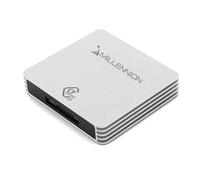 LLLmhuaa Lecteur de cartes en alliage d'aluminium USB3.1 Express Connexion rapide avec interfaces Transfert de fichiers rapide Alliage d'aluminium