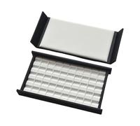 LLLmhuaa Lot de 2 étuis de rangement portables avec fermoir sécurisé, idéal pour les diamants en cristal et les objets de collection, boîte de rangement pour la fête des mères