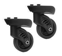 LLLmhuaa Lot de 2 roulettes de rechange robustes pour valise à bagages Kit 360 degrés SilentWheel, W106, One Size