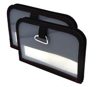 LLLmhuaa Lot de 2 sacs de leurres portables avec fermetures éclair pour leurres de pêche, appâts de pêche, sac de rangement pour crevettes en bois, accessoire de pêche en mer