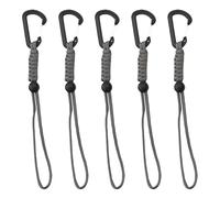 LLLmhuaa Mousquetons télescopiques de type lourd en acier robuste pour campeurs, outil essentiel d'extérieur