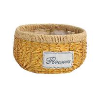 LLLmhuaa Panier à fleurs fourre-tout avec poignée multifonction pour organiser des fournitures de festival, fête de mariage ou jardinière d'extérieur