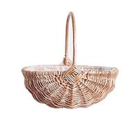 LLLmhuaa Panier de fleurs tissé à la main avec poignée multi-usages pour maison, chambre à coucher, dortoir, fête, décoration de plantes