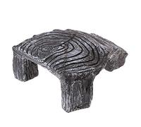 LLLmhuaa Plateforme de tortue pour poissons - Terrasse de repos - Grotte en résine - Île d'escalade pour tortues aquatiques - Grande tortue pour aquarium