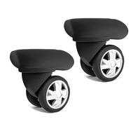 LLLmhuaa Roue de rechange pour réparation de valise à roulettes gauche et droite, W195, One Size