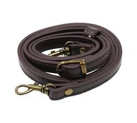 LLLmhuaa Sac à main pour femme - Bandoulière - Avec boucle - Ceinture en polyuréthane - Accessoires de rechange - Bandoulière en cuir synthétique, Café noir, One Size