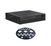 LLLmhuaa TX06 Petit châssis ITX fin pour ordinateurs de bureau épurés, montage arrière et économie d'espace de bureau DCIN Mainbord