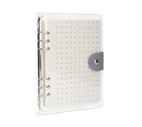 LLLmhuaa Vitrine portable robuste en feutre avec 6 pages élégantes pour broches et boucles d'oreilles, accessoire pour collectionneurs, porte-badges, organiseurs, taille unique, Comme décrit