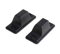 LLLucky 1 Paire de Coussinets de Pieds de Bagage en Plastique de Remplacement pour Sacs à Bagages Valise Pieds de Support Noir