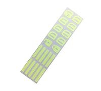 LLLucky Voiture Porte lève-vitre fenêtre Bouton Autocollant Voiture Autocollant Lumineux Voiture Style Vert