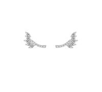 Lllunimon Ailes d'ange Stud Boucles d'oreilles 925 Argent Sterling Boucles d'oreilles pour femmes Élégant Bijoux d'inspiration fée Porter tous les jours Un cadeau pour elle