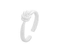 Lllunimon Bague noeud celtique S925 Argent Serment Vœu Bijoux Minimaliste Élégance Usure Quotidienne Cadeau pour elle