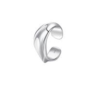 Lllunimon Boucles d'oreilles en argent sterling 925 pour femmes Bijoux en métal liquide Cool Silver Statement Clips d'oreille pour un usage quotidien Un cadeau pour elle,Argent