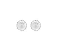 Lllunimon Boule brossée S925 Sterling argent boucles d'oreilles Bijoux d'inspiration cosmique élégant et simple Style de texture vintage Porter tous les jours Un cadeau pour elle,Argent,Medium