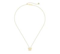 Lllunimon Collier papillon en argent sterling 925 Pendentif serti de diamants mats Bijoux fantaisie romantique Style minimaliste et élégant Des cadeaux de tous les jours pour elle,D'or