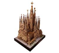 Lllunimon Kit De Construction De Modèle en Papier 3D De La Cathédrale De La Sagrada Familia Espagnole, Cadeau Origami Stéréo Fait Main Bricolage