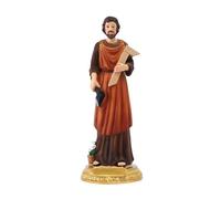 Lllunimon Statue de Saint Joseph Figurine de Saint Joseph l'ouvrier Charpentiers Sculpture Vie du Christ Collection Renaissance Cadeau Religieux pour la Collection de décoration
