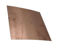 LLMWFA 1 feuille de cuivre métallique facile à souder, plaque de cuivre artisanale de 50 à 300 mm de largeur for réparation électrique(100 * 200 * 6MM)