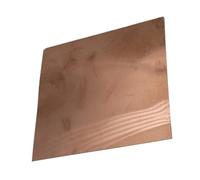 LLMWFA 1 plaque métallique rectangulaire en feuille de cuivre, plaque carrée en cuivre de haute pureté for projets de bricolage(200 * 200 * 25MM)