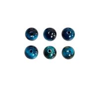 LLMWFA Aigue-marine Oeil de tigre 4/6/8/10mm Fabrication bi-joux PerIes pierres précieuses, rondes en vrac, pierre naturelle(4mm x 90)