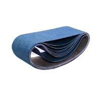 LLMWFA Bande abrasive à interface plate grain 40/60/80, 610x100/915x100mm Bandes abrasives en corindon de zirconium, papier ponceuse bande 1 piece(610mm x 100mm x 60)